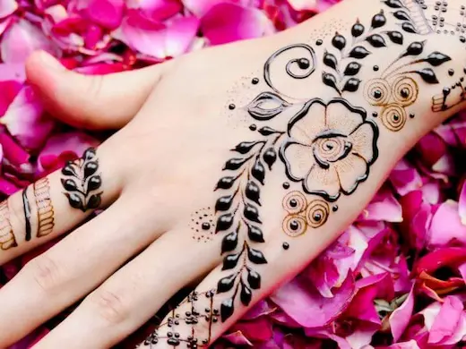 Festival henna patterns