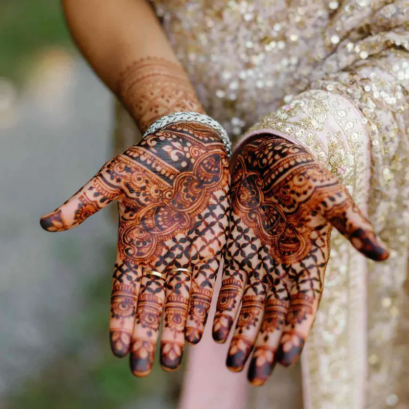 Bridal henna design